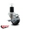 Service Caster 3'' Thermoplastic Rubber Swivel 1-3/4'' Expanding Stem Caster with Brake SCC-EX20S314-TPRB-TLB-134 - alternate 4